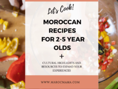 Moroccan Preschool Kids Cookbook